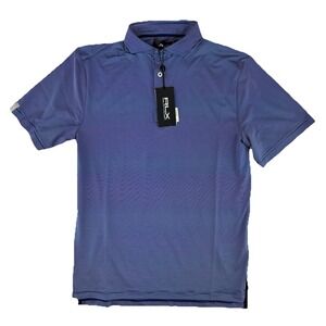 RLX‎ Ralph Lauren Golf Polo Shirt Mens XS Blue Striped $110